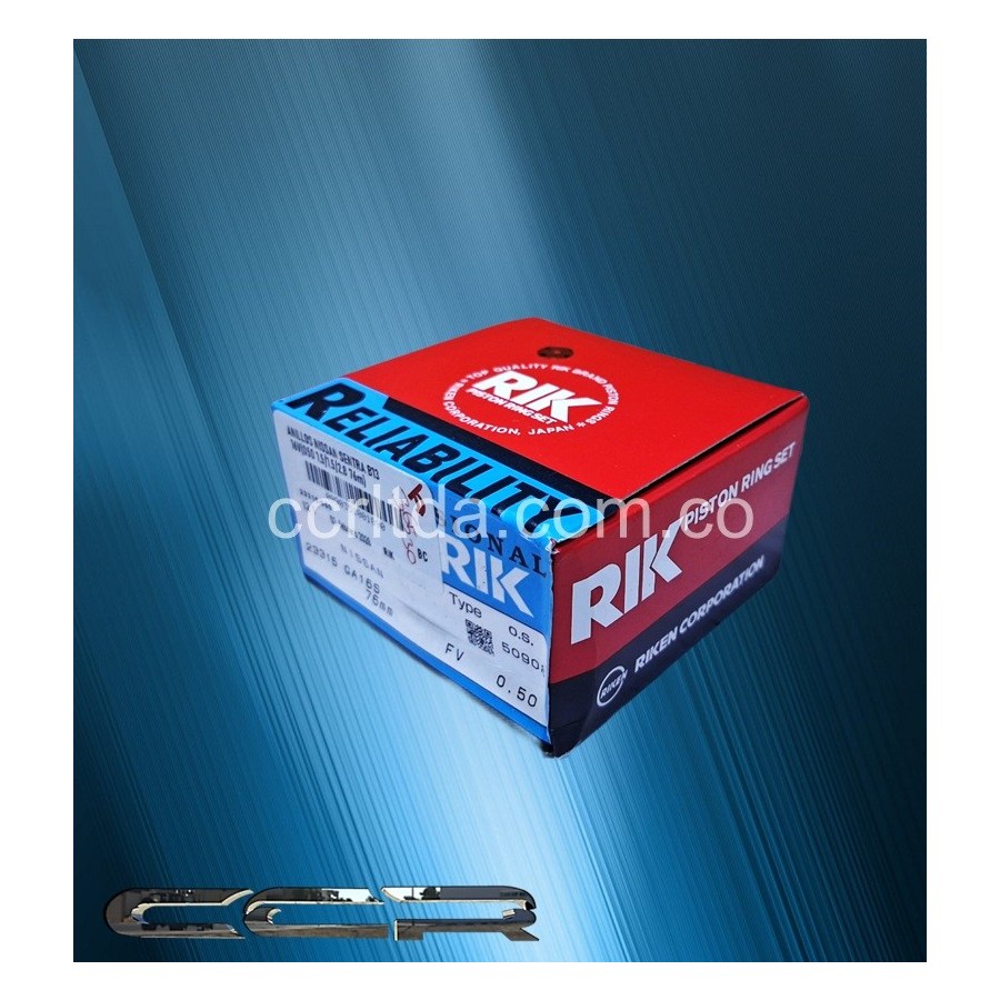 ANILLOS NISSAN SENTRA B13 16V(050 1.5/1.5/2.8 76m)