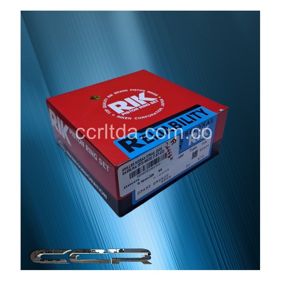 ANILLOS NISSAN XTRAIL 2500 GASOLINA (STD QR25)