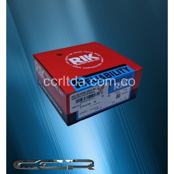 ANILLOS NISSAN URVAN D21 NA20 (075 1.5/1.5/4 86mm)