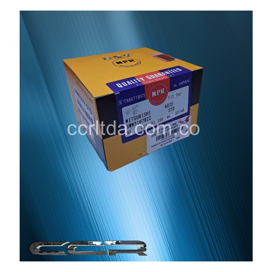 ANILLOS PAJERO V6 3000(STD RD 1.2 1.5 3)91MM 6G72