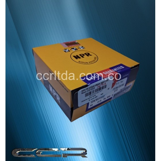 ANILLOS NISSAN URVAN 3000 D STD 96mm 2.0/1.2/2.0