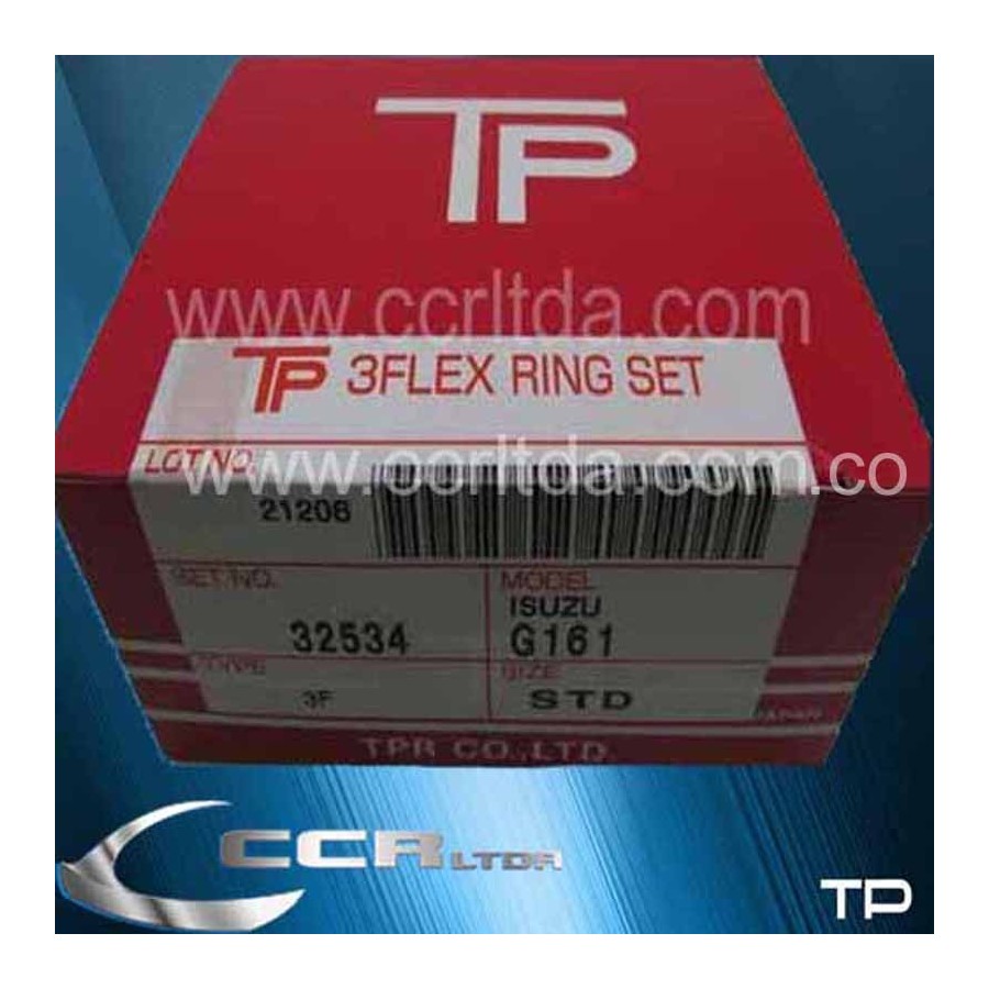 ANILLOS LUV 1600 CHEVETTE 1400 (STD R.GRUESA)