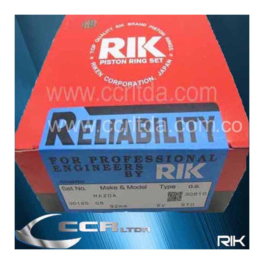 ANILLOS B2600 HILUX 22R (STD PISTONES M9216)