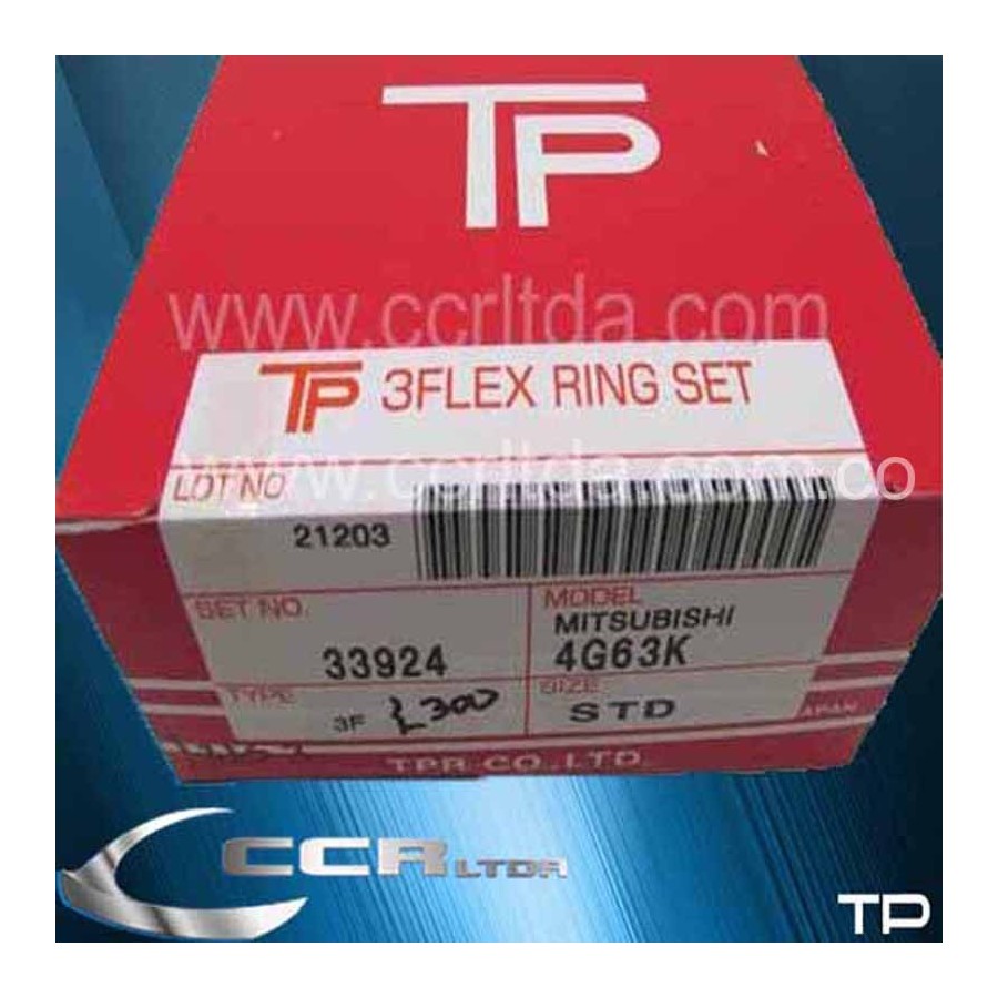 ANILLOS L-200 L300 94/96 M:2.0 (STD 1.2-1.5-3 85mm)