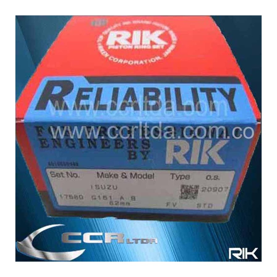 ANILLOS LUV 1600 CHEVETTE 1400 (STD R.GRUESA)