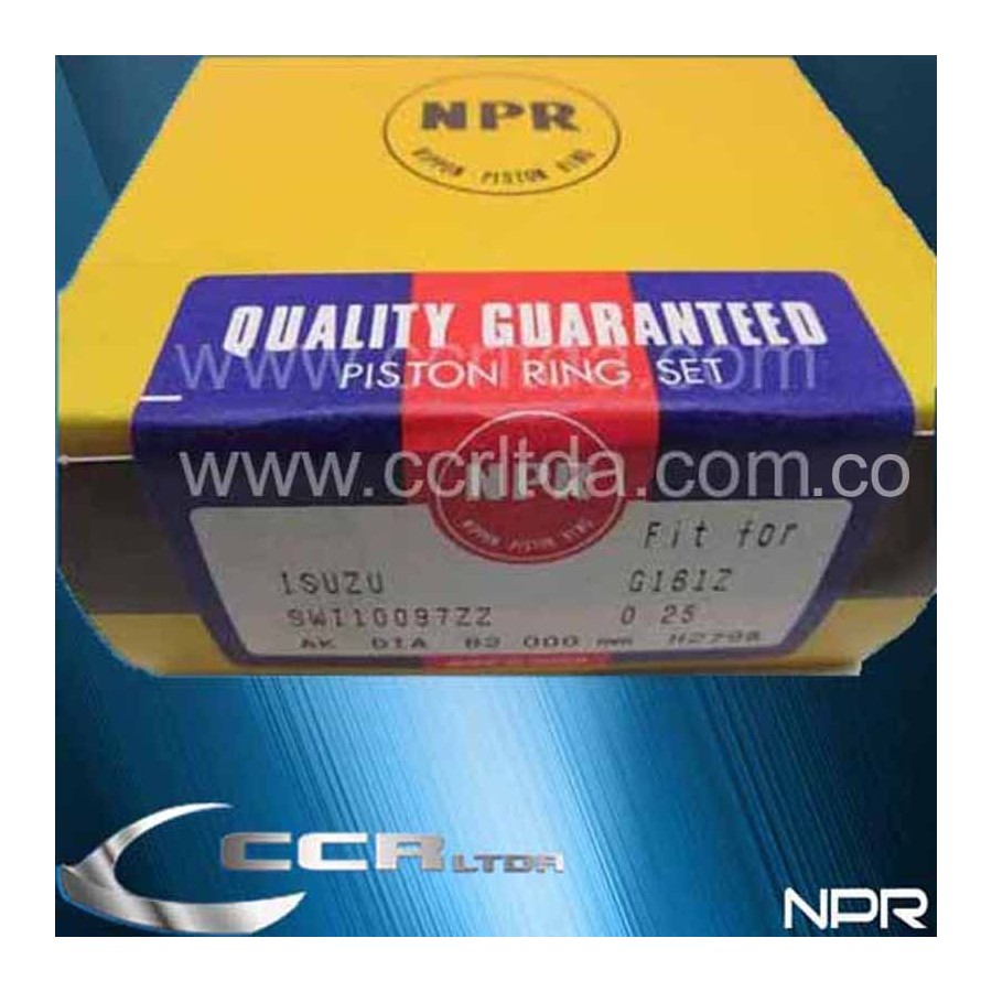 ANILLOS LUV 1600 94/.. CHEVETTE 1600 (025 RD)