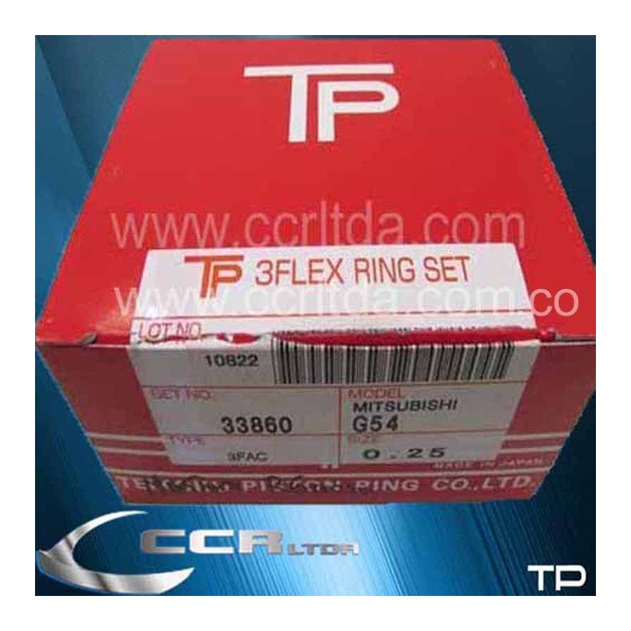 ANILLOS MONTERO /91 (025 R.GRUESA 2/2/4)