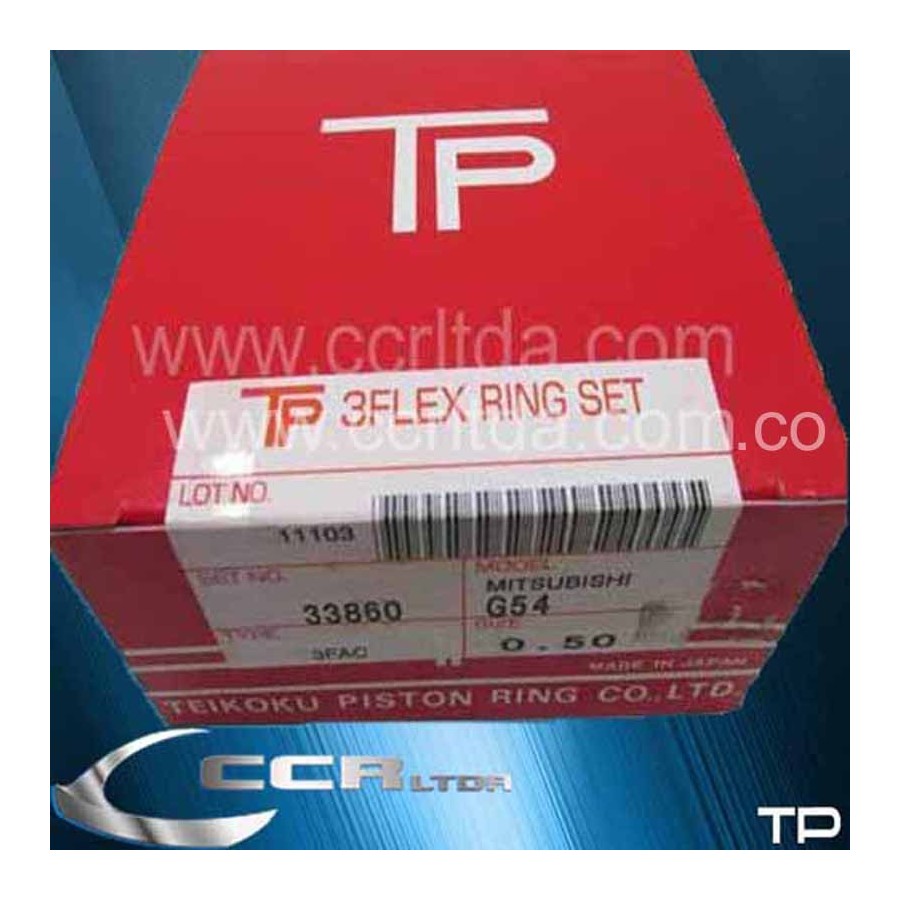 ANILLOS MONTERO /91 (050 R.GRUESA 2/2/4)