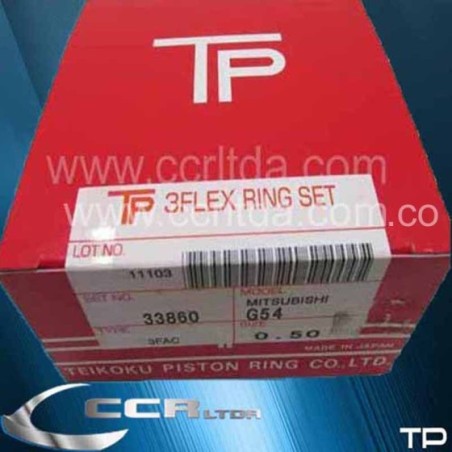 ANILLOS MONTERO /91 (050 R.GRUESA 2/2/4)