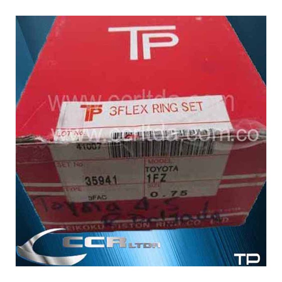 ANILLOS TOYOTA 4.5 (075 R. DELG. 1.75-2-4)