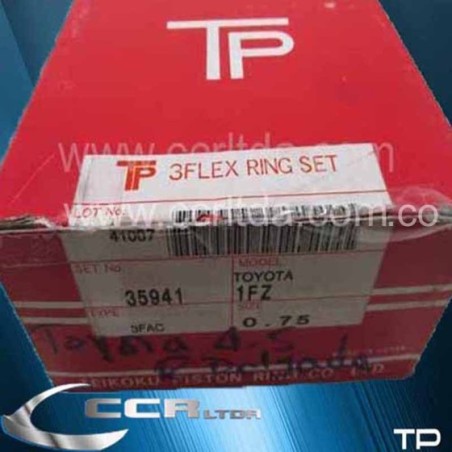 ANILLOS TOYOTA 4.5 (075 R. DELG. 1.75-2-4)