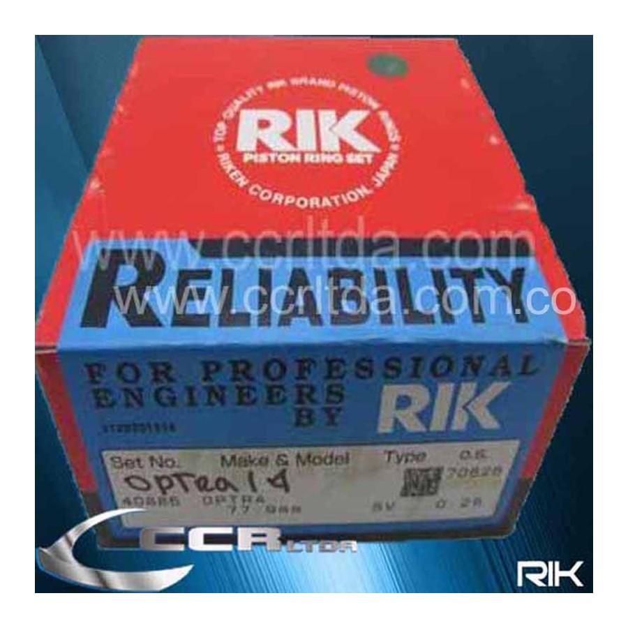 ANILLOS OPTRA 1.4/1.8 AVEO (025 77.9mm)