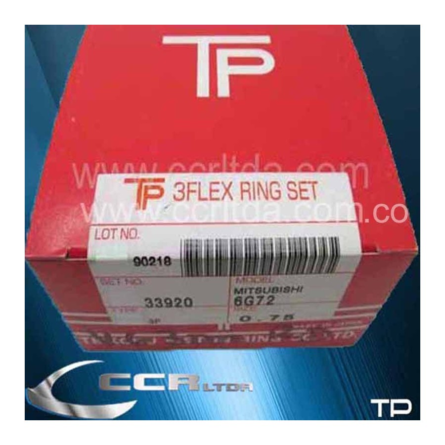 ANILLOS PAJERO (075 RANURA DEL. 1.2/1.5/3.0)