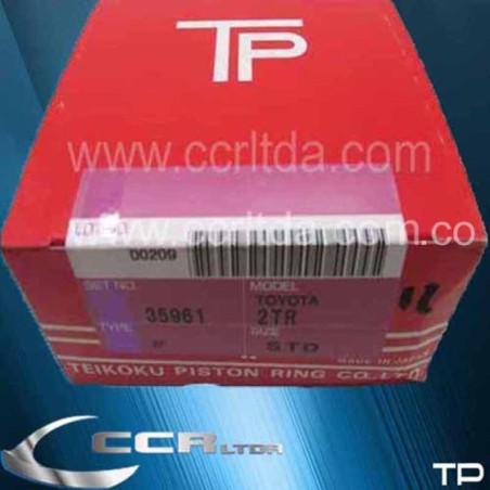 ANILLOS TOYOTA VIGO 2700 GAS FORTUNER (STD 2TR)