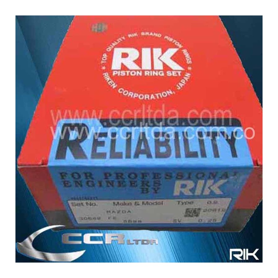 ANILLOS 626 B2000 B2200 NA20 KIA SPORTAGE 2000CC 16V (025)