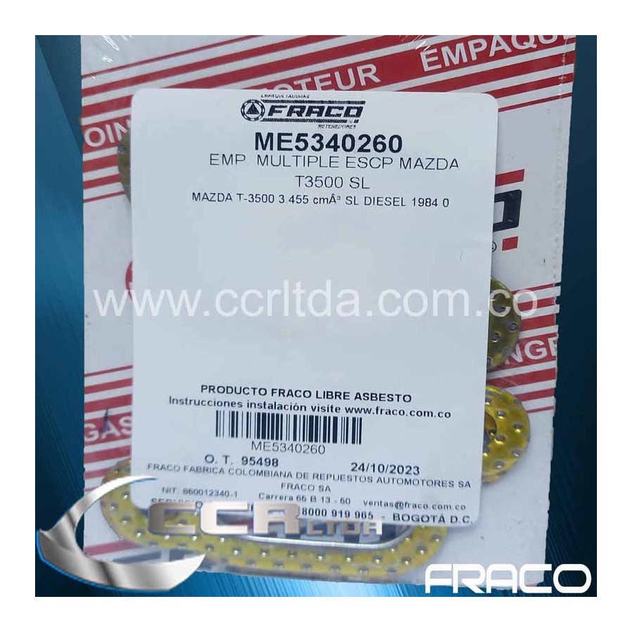 EMP. MULT. MAZDA T45 (ESCAPE)