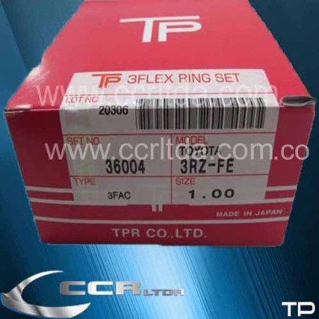 ANILLOS TOYOTA PRADO 3 PTAS NEW HILUX 2RZ 3RZ (100)