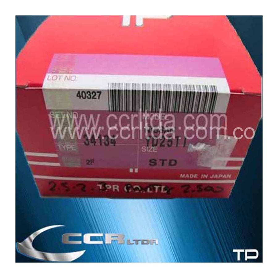 ANILLOS NISSAN FRONTIER 2500 YD25 (STD 2/2/3 89mm)