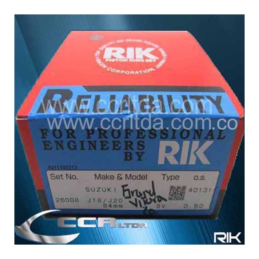 ANILLOS GRAND VITARA 2.0 (050 84mm 1.2/1.5/2.5)