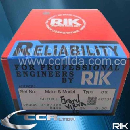 ANILLOS GRAND VITARA 2.0 (050 84mm 1.2/1.5/2.5)