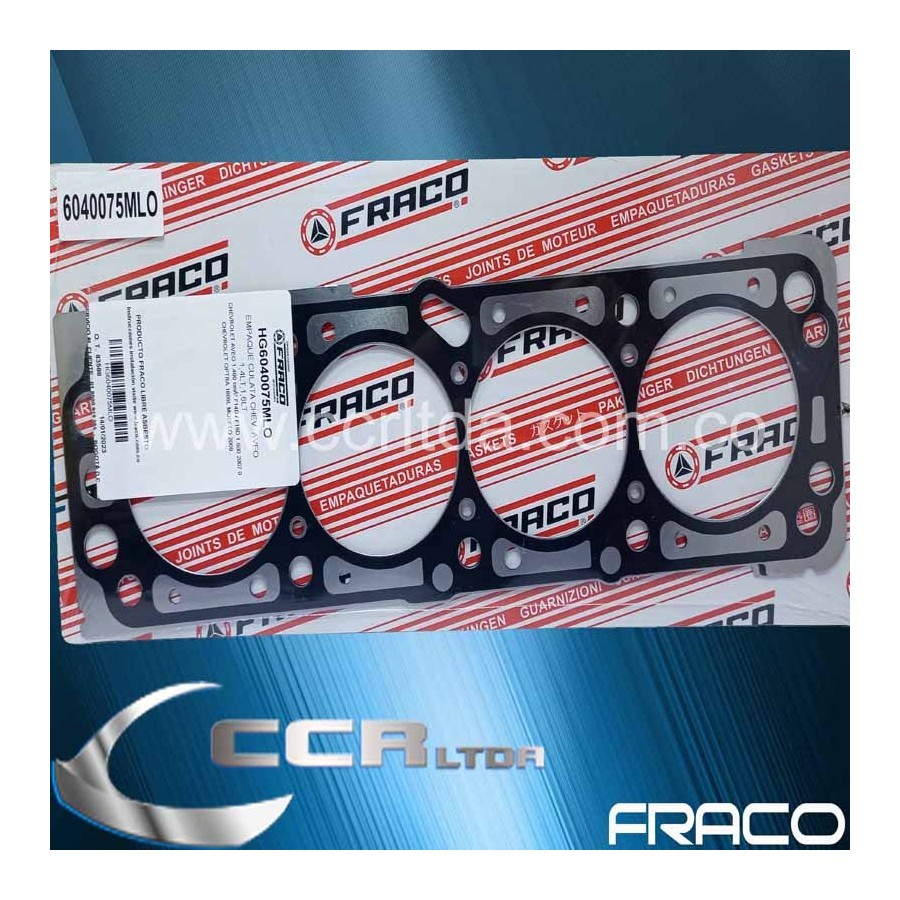 EMP. CULATA AVEO 1.4/1.6 OPTRA 1600