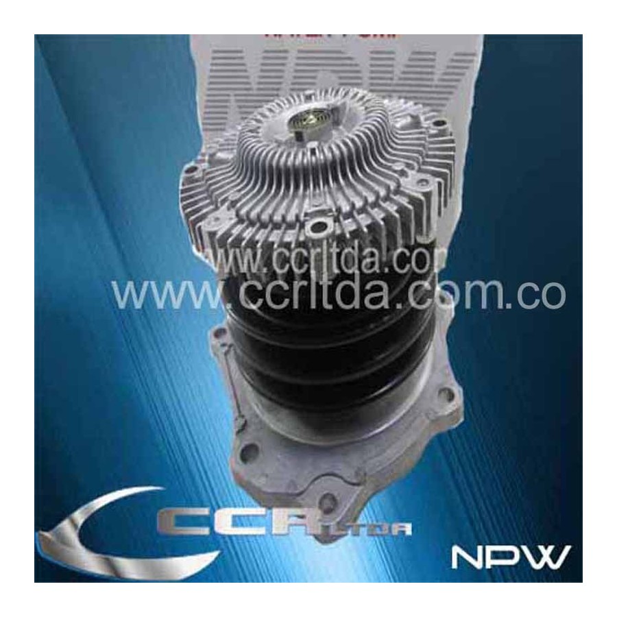 BOMBA AGUA NISSAN TD-27 MT-3000 (POLEA A LA BASE)