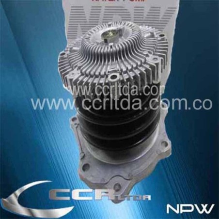 BOMBA AGUA NISSAN TD-27 MT-3000 (POLEA A LA BASE)