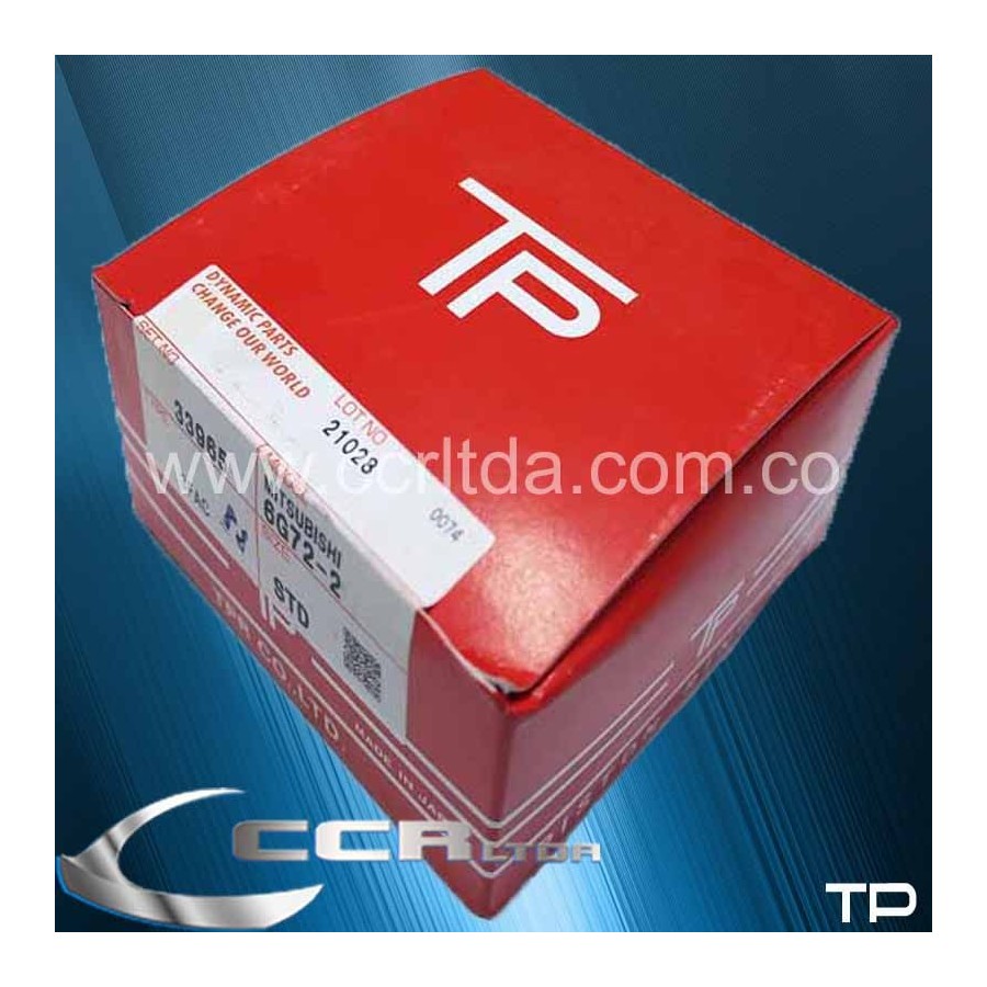 ANILLOS PAJERO V6 3000 (STD RANURA DELGADA 91.1mm 1.2/1.5/3.0)