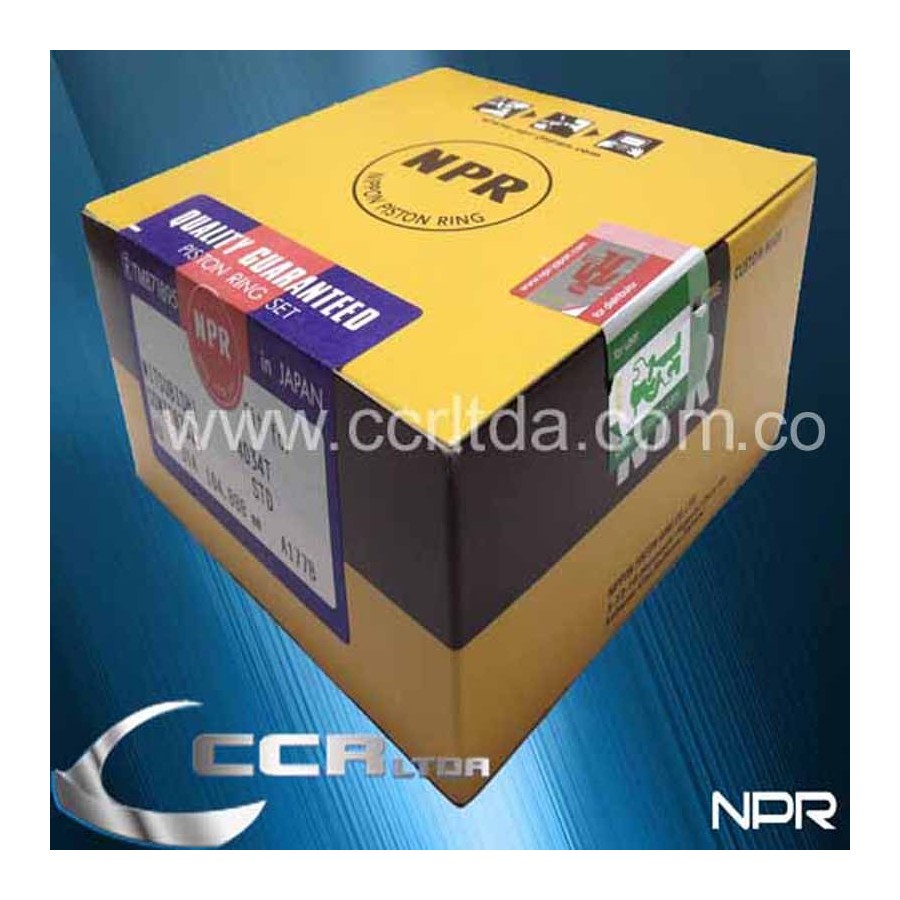 ANILLOS CANTER 4D34T H152 (STD 3-2-4 104MM CONICO)