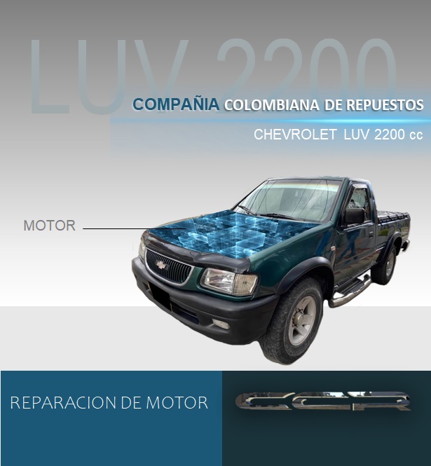 REPARACION MOTOR CHEVROLET LUV 2200