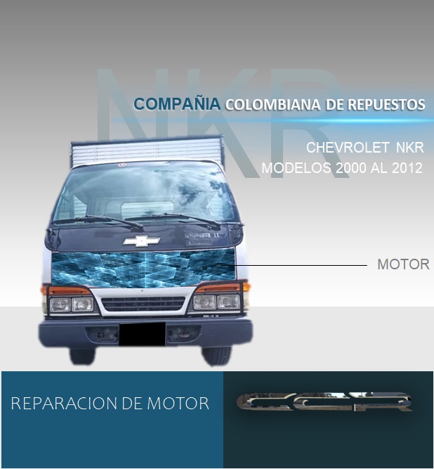 REPARACION DE MOTOR NKR TURBO 4JB1T MODELO 2000 AL 2012