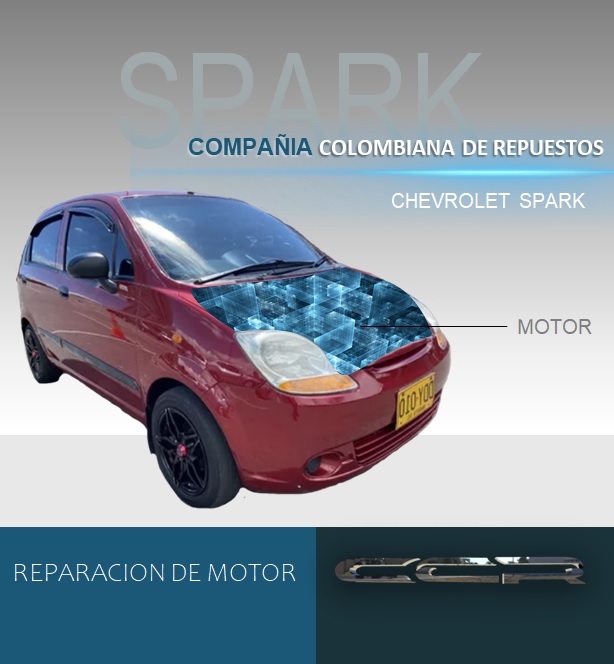 REPARACION MOTOR CHEVROLET SPARK  1000 CC