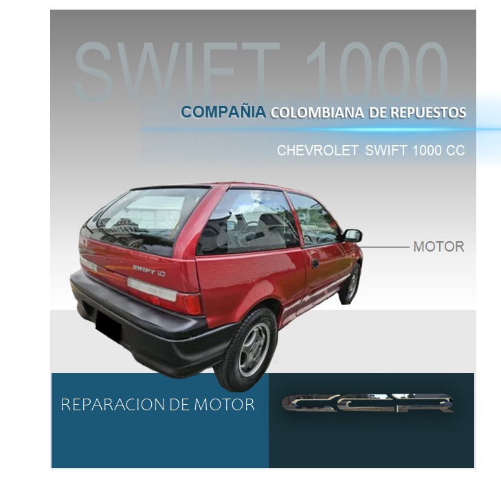 REPARACION DE MOTOR SWIFT 1000 CC