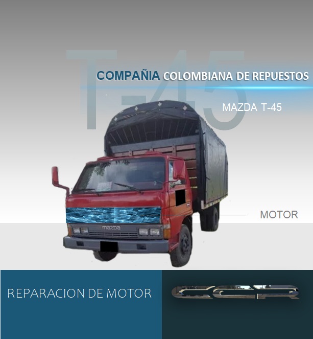 REPARACION DE MOTOR MAZDA T45