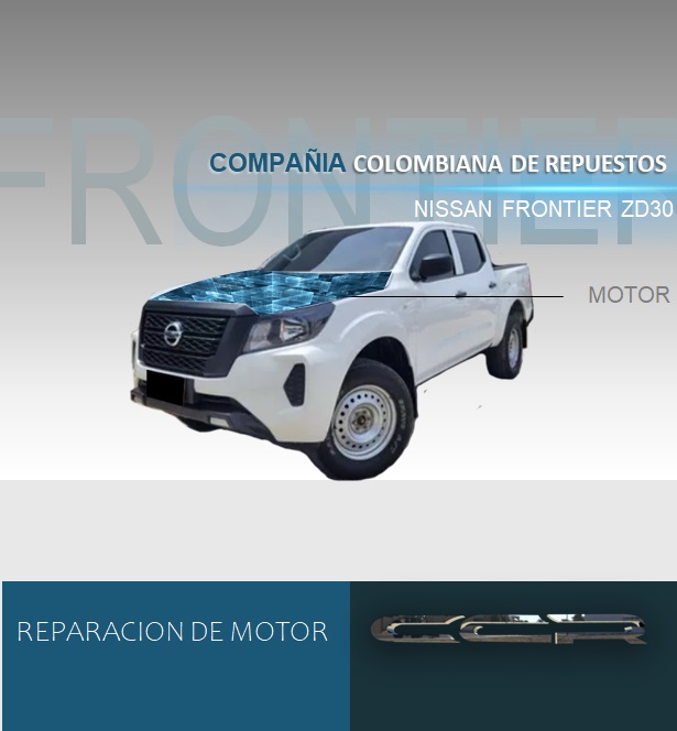 REPARACION DE MOTOR NISSAN FRONTIER 3000 CC DIESEL MOTOR ZD30