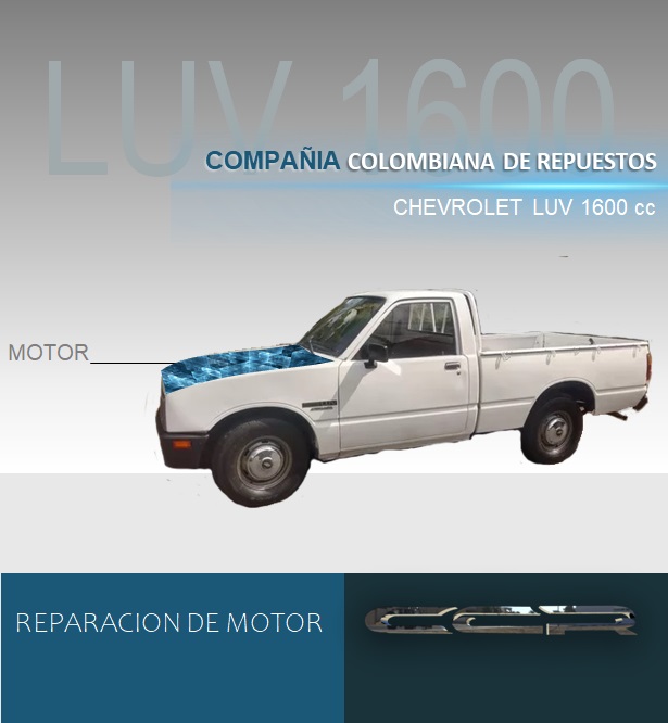 REPARACION DE MOTOR LUV 1600 80 / 89 DE CADENA